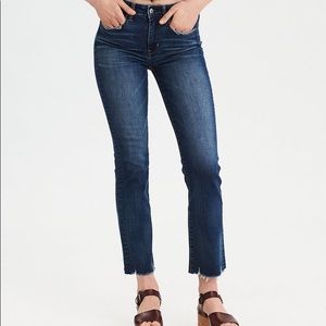 American Eagle Kick Crop Jeans